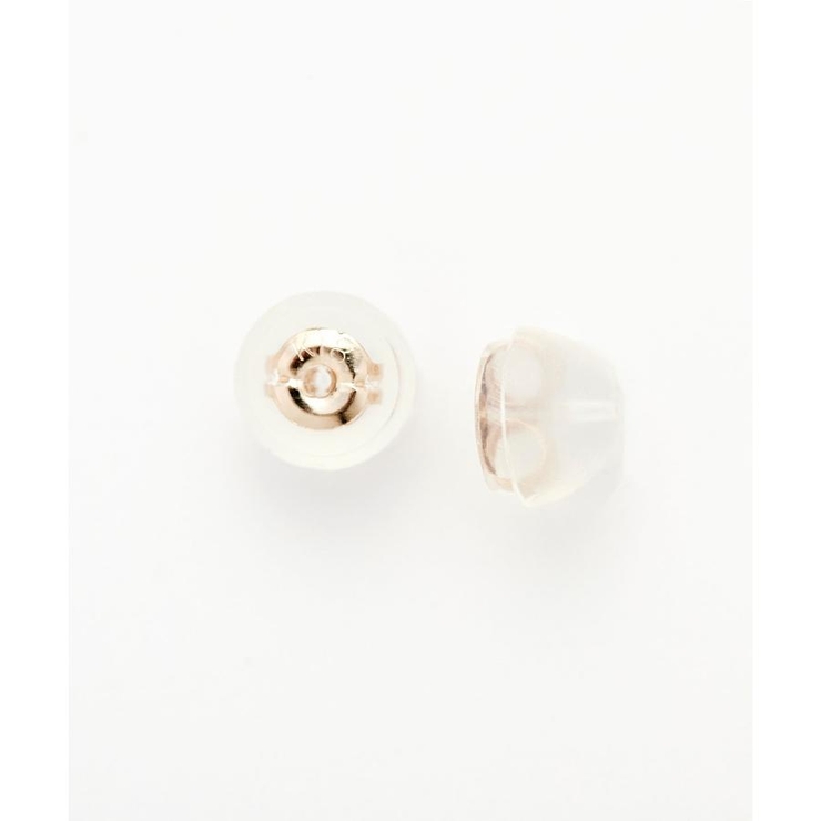 K18 SPG(PG) | K18 PG ピアスパーツ入りシリコンキャッチ | Samantha Tiara