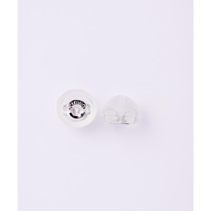 K18 WG | K10 WG ピアスパーツ入りシリコンキャッチ | Samantha Tiara