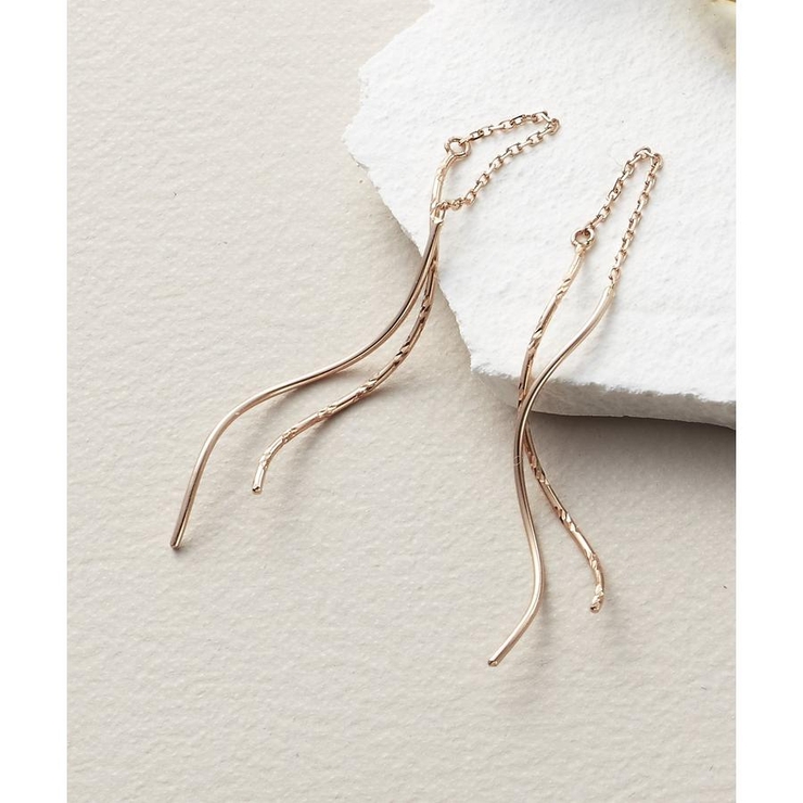 K10 PG | K10 PG ウェーブピアス | Samantha Tiara