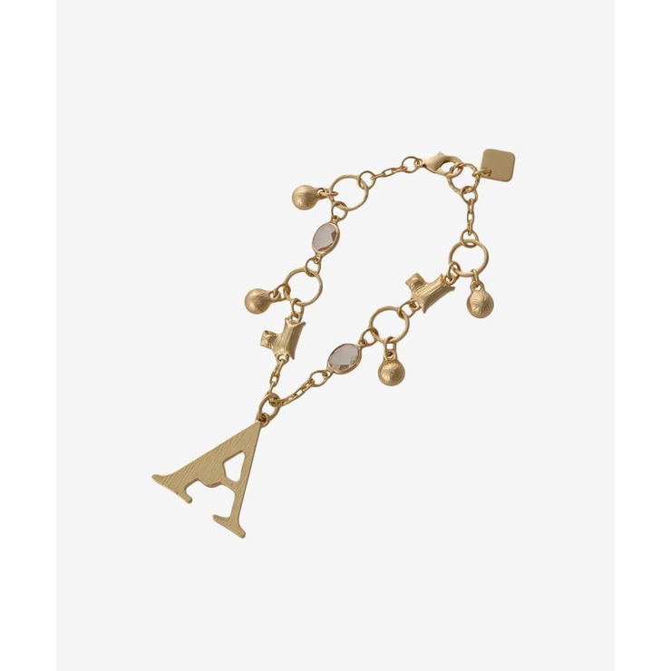 ビジューチェーンイニシャルチャームA | & chouette | 詳細画像1