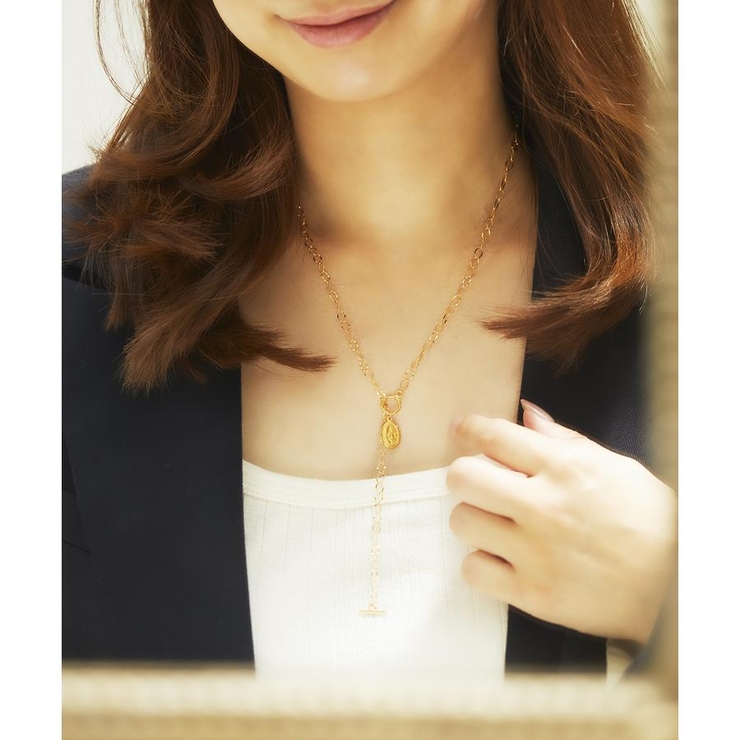 K14GF | K14 GF マンテルコインネックレス | Samantha Tiara