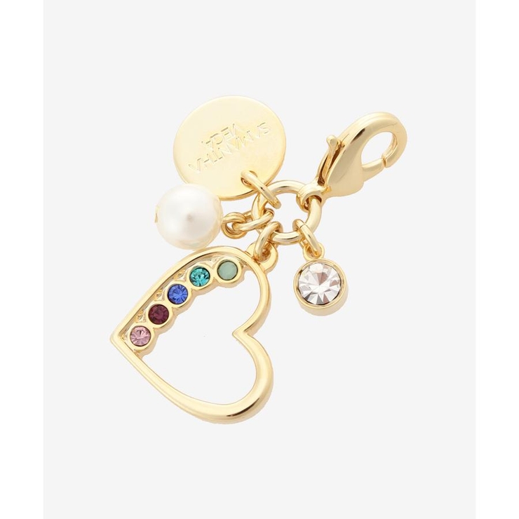 Emeraldグリーン | パールハートファスナーチャーム | SAMANTHAVEGA