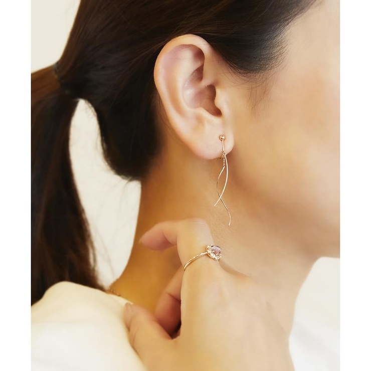 K10 YG | K10 YG ダリアフラワーカット リング | Samantha Tiara