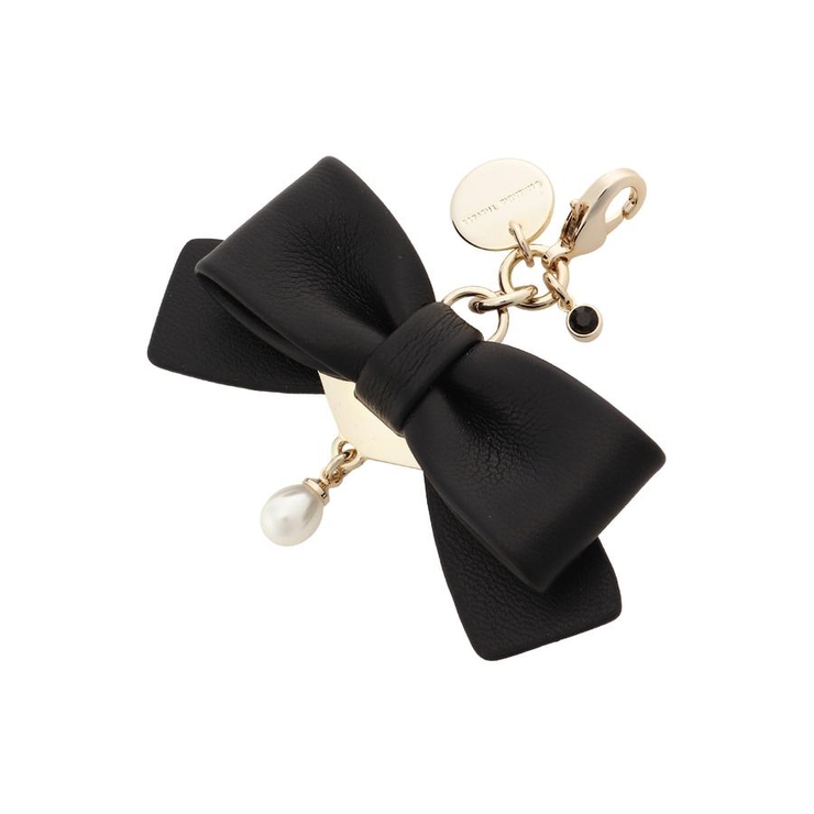 ブラック | リボンモチーフ ファスナーチャーム | Samantha Thavasa