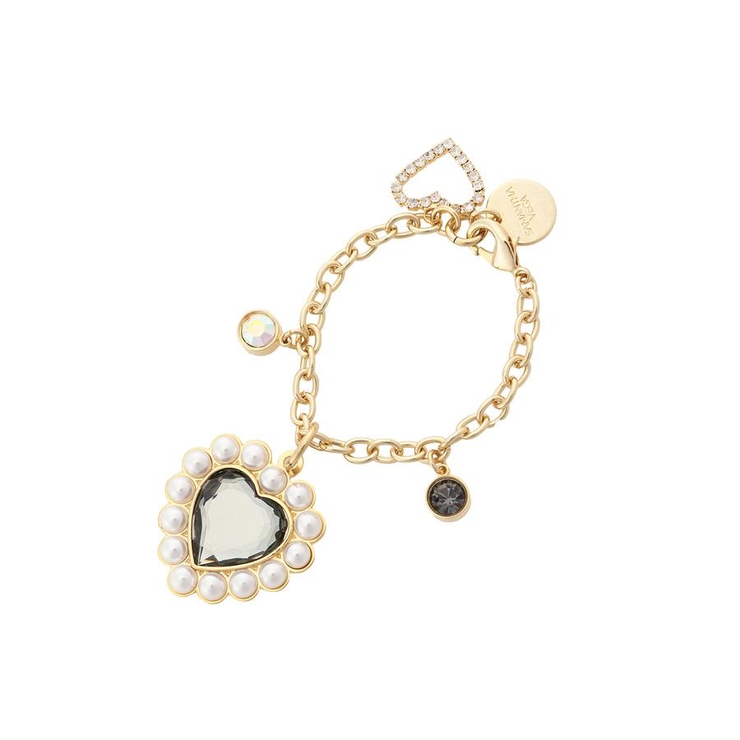 カラーパールハートバッグチャーム | SAMANTHAVEGA | 詳細画像1 