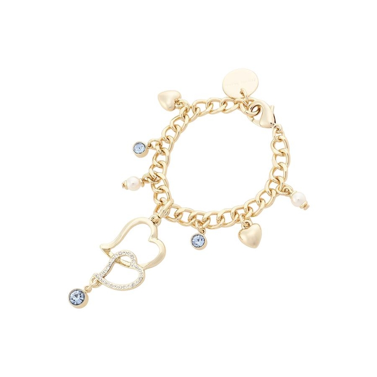 ライトブルー | ダブルハートバッグチャーム | Samantha Thavasa