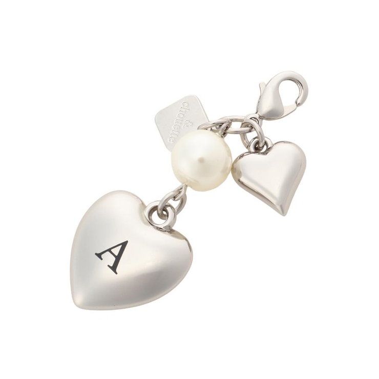 イニシャルハートファスナーチャーム A | & chouette | 詳細画像1 