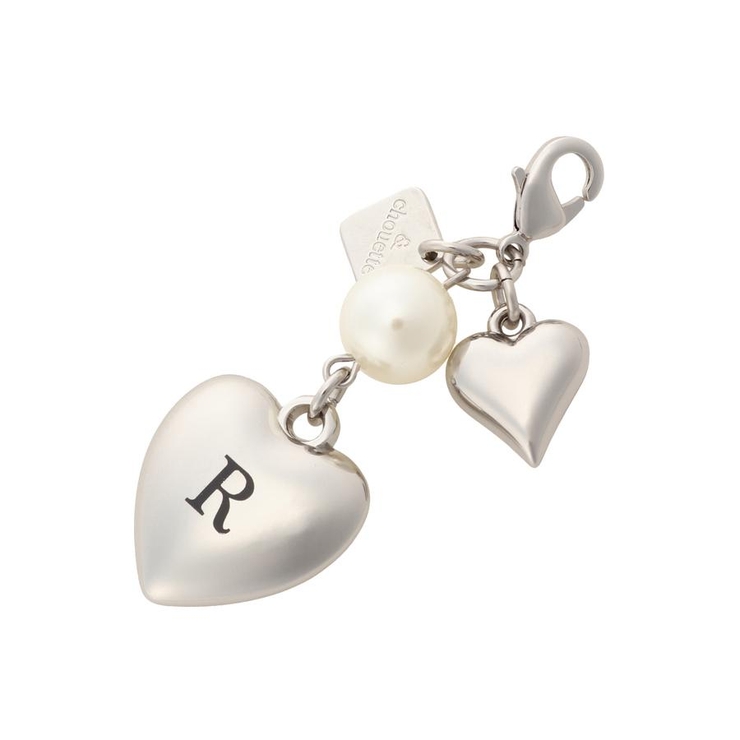 イニシャルハートファスナーチャーム R | & chouette | 詳細画像1 