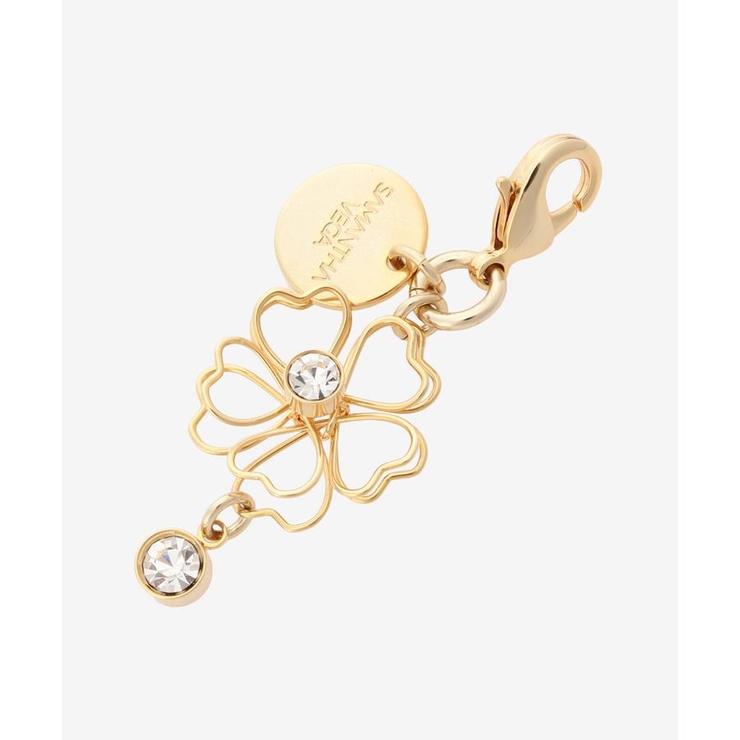 ゴールド | フラワーファスナーチャーム | SAMANTHAVEGA