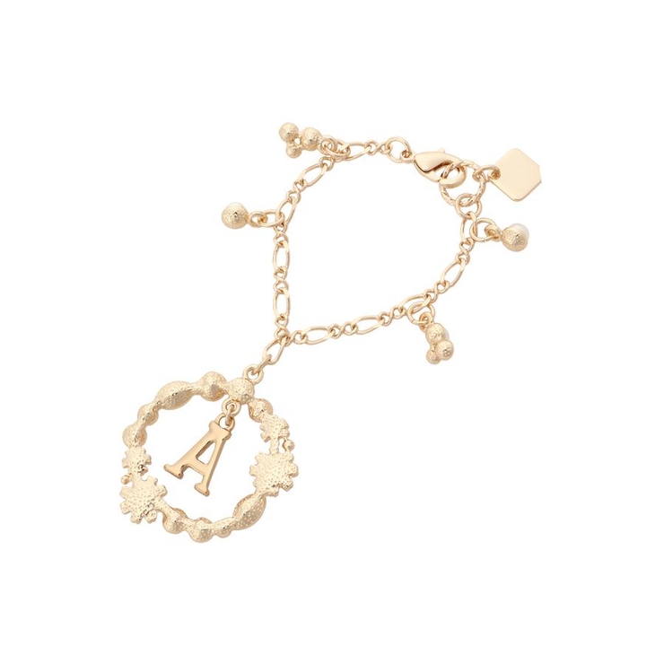 フラワーサークルイニシャルチャームA | & chouette | 詳細画像3 