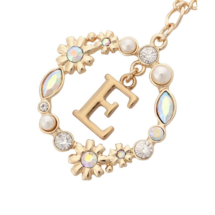 フラワーサークルイニシャルチャームＥ | & chouette | 詳細画像2 