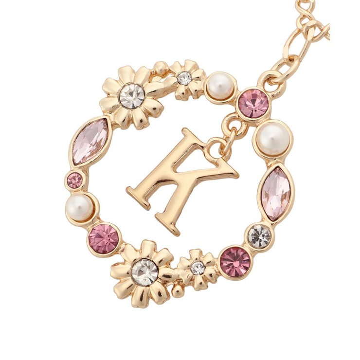 フラワーサークルイニシャルチャームK | & chouette | 詳細画像2 