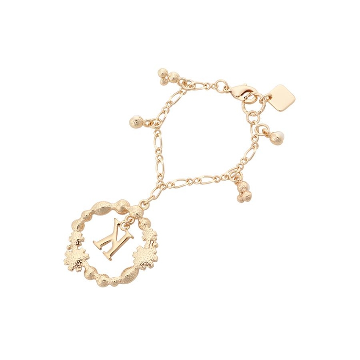 フラワーサークルイニシャルチャームK | & chouette | 詳細画像3 