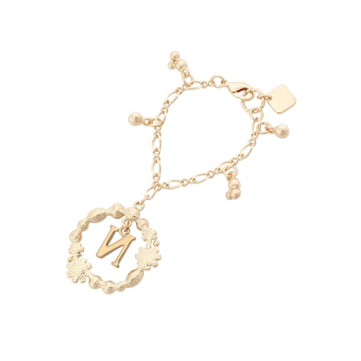 フラワーサークルイニシャルチャームN | & chouette | 詳細画像3 