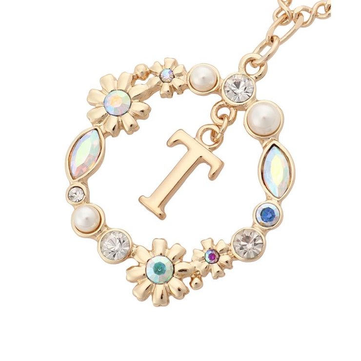 フラワーサークルイニシャルチャームT | & chouette | 詳細画像2 