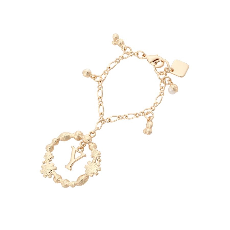 フラワーサークルイニシャルチャームY | & chouette | 詳細画像3 