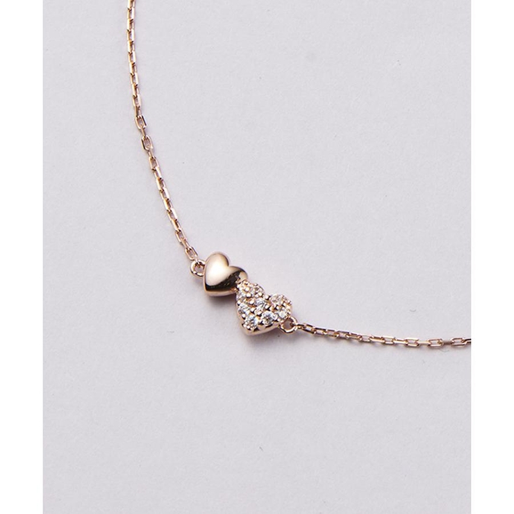 ダブルハート ブレスレット[品番：STJW0006530]｜Samantha Tiara