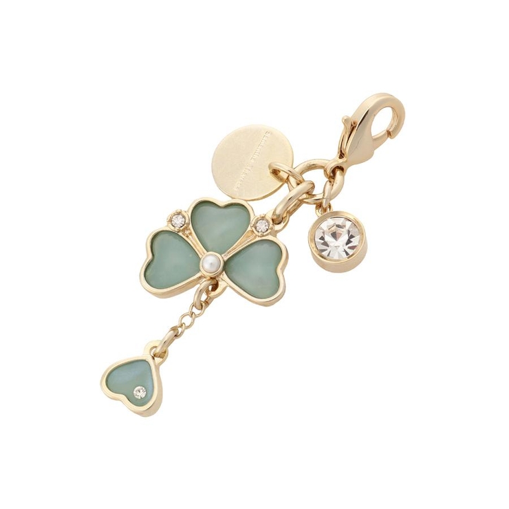 ライトブルー | クローバーモチーフ ファスナーチャーム | Samantha Thavasa