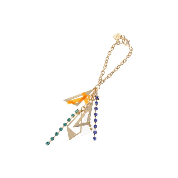 オレンジ | アクリルイニシャルチャームT | & chouette