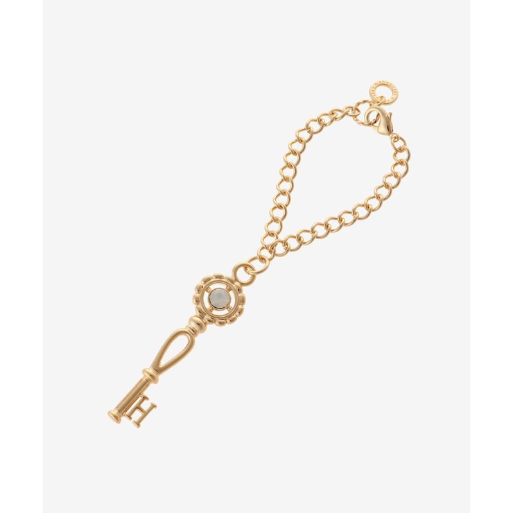 ゴールド | イニシャル鍵チャーム H | & chouette