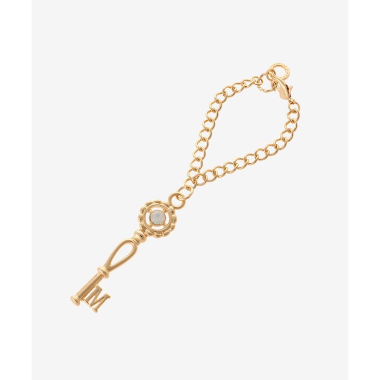 ゴールド | イニシャル鍵チャーム M | & chouette
