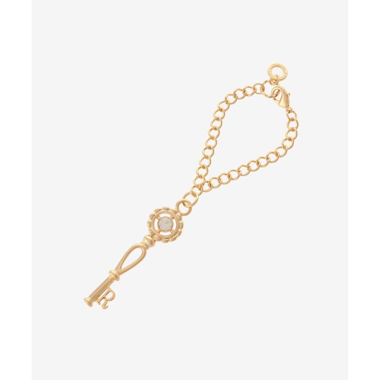 ゴールド | イニシャル鍵チャーム R | & chouette