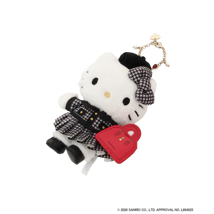 ブラック | 「ハローキティ」コレクション ぬいぐるみチャーム（ブラック） | Samantha Thavasa