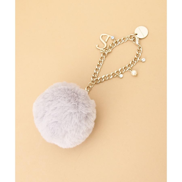 ダルブルー | ソフトファーロゴチャーム | Samantha Thavasa