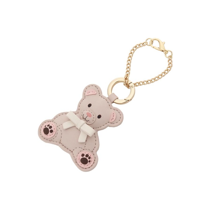 ピンクベージュ | ベアモチーフ ミラーバッグチャーム | Samantha Thavasa