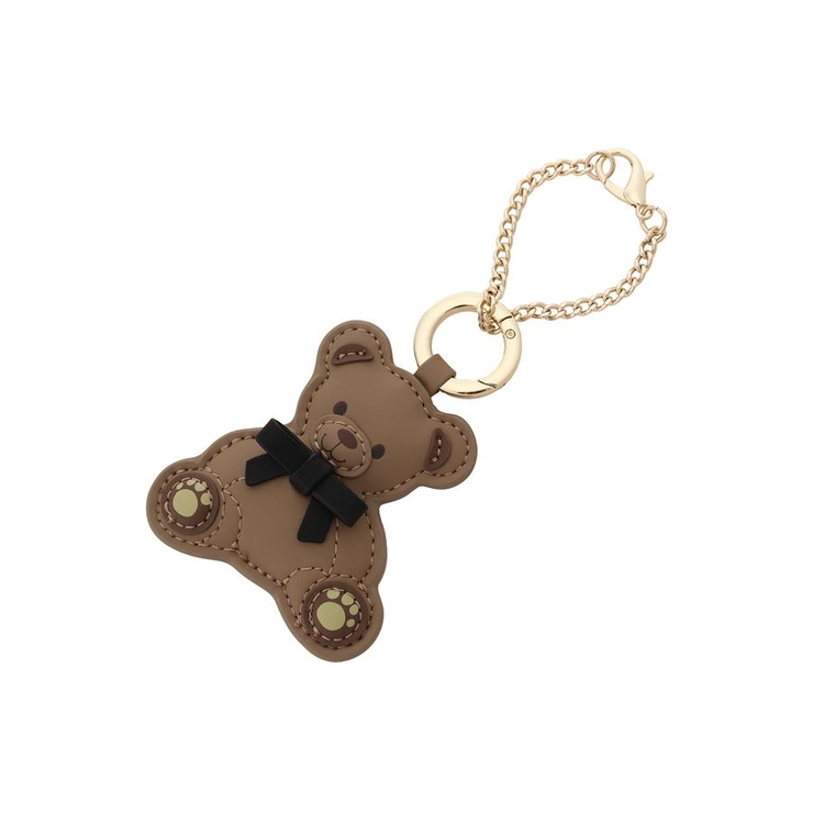 ブラウン | ベアモチーフ ミラーバッグチャーム | Samantha Thavasa