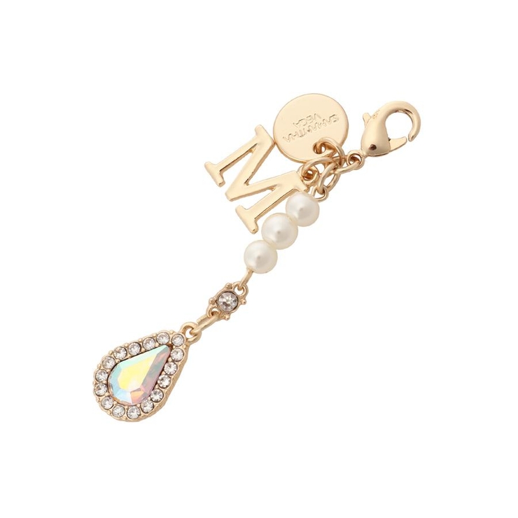 ゴールド | ドロップビジューイニシャルチャームM | SAMANTHAVEGA