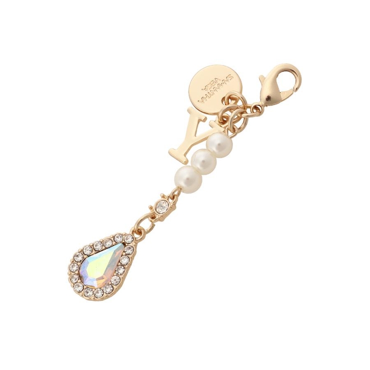 ゴールド | ドロップビジューイニシャルチャームY | SAMANTHAVEGA