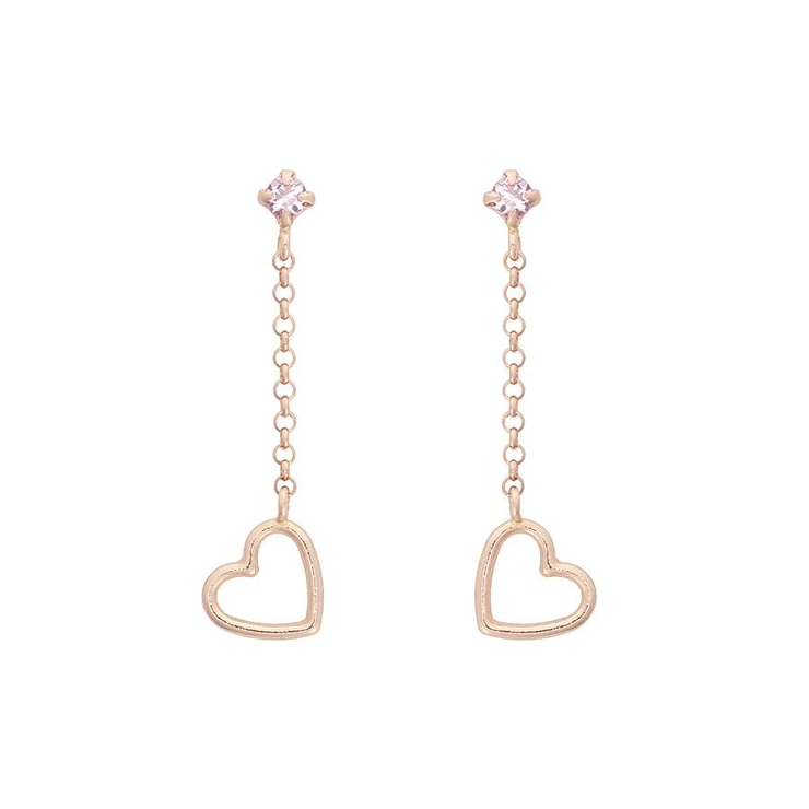 K10 PG | K10 PG チェーンハートピアス≪9月 誕生石≫ | Samantha Tiara