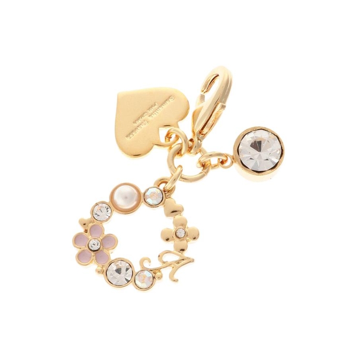ゴールド | フラワーリングファスナーチャーム A | Samantha Thavasa Petit Choice