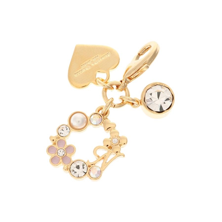 ゴールド | フラワーリングファスナーチャーム N | Samantha Thavasa Petit Choice