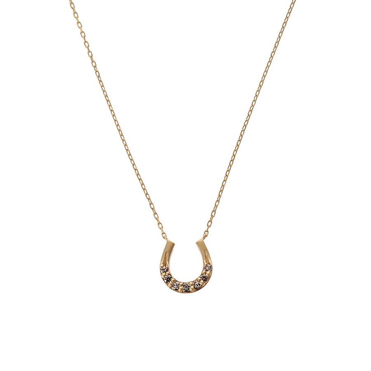 K10 YG | K10 YG 馬蹄ネックレス | Samantha Tiara