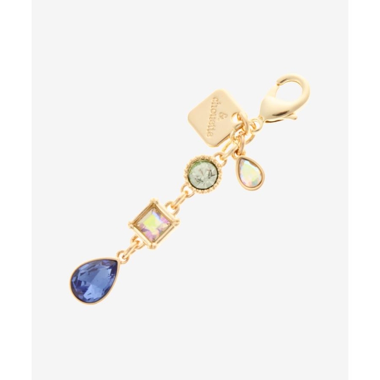 ブルー | しずくモチーフファスナートップ | & chouette