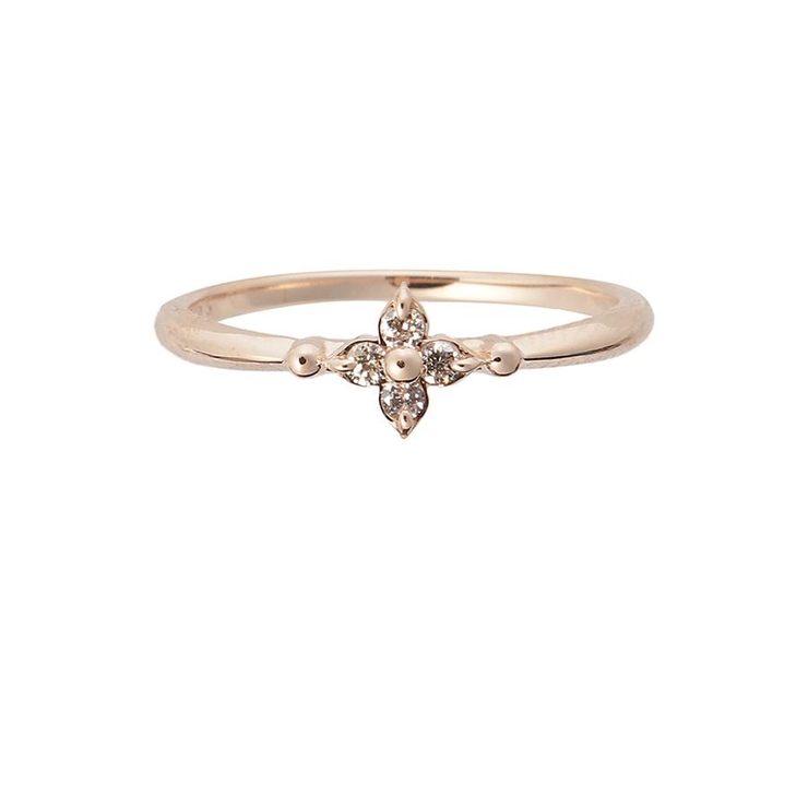 サマンサティアラ SamanthaTiara ハーフエタニティ K10 リング