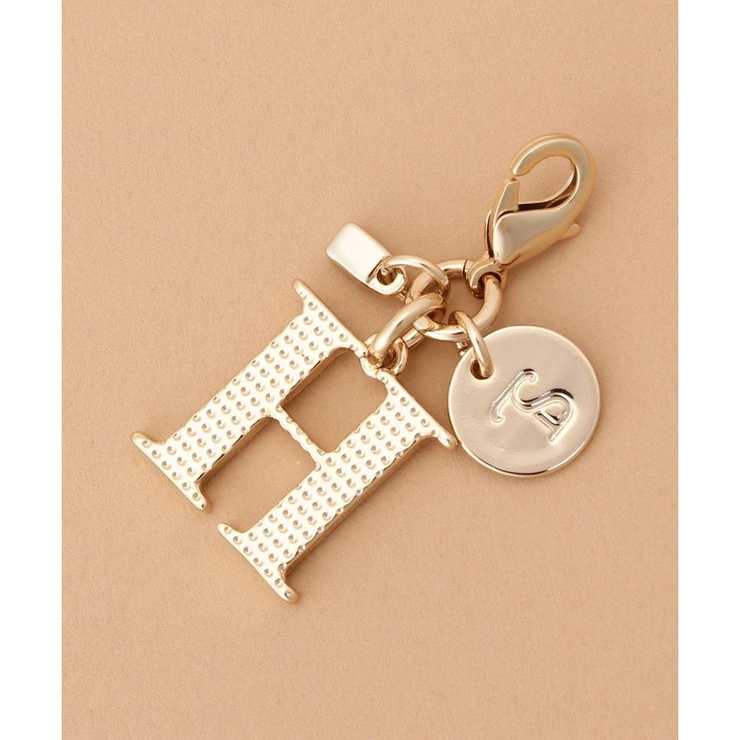 ビジューシンプルイニシャルファスナーチャーム(H) | Samantha Thavasa | 詳細画像1 