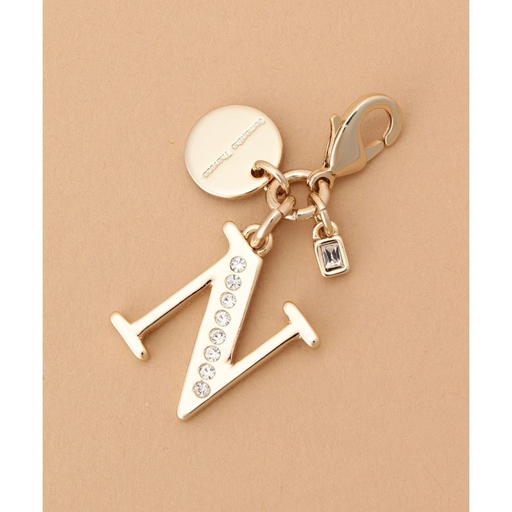 ゴールド | ビジューシンプルイニシャルファスナーチャーム(N) | Samantha Thavasa