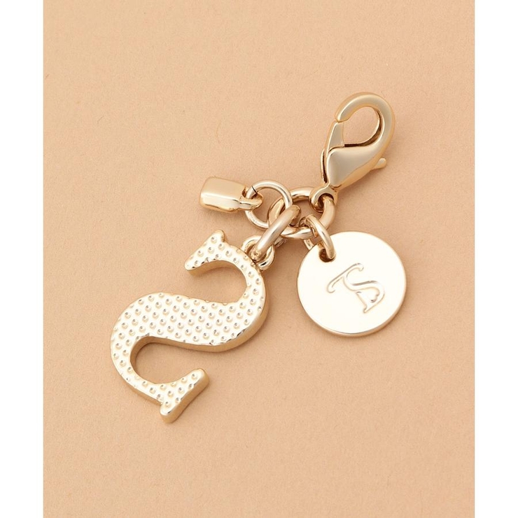 ビジューシンプルイニシャルファスナーチャーム(S) | Samantha Thavasa | 詳細画像1 