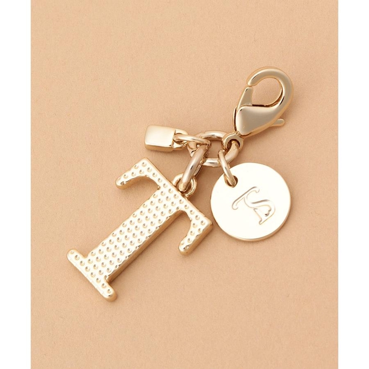 ビジューシンプルイニシャルファスナーチャーム(T) | Samantha Thavasa | 詳細画像1 