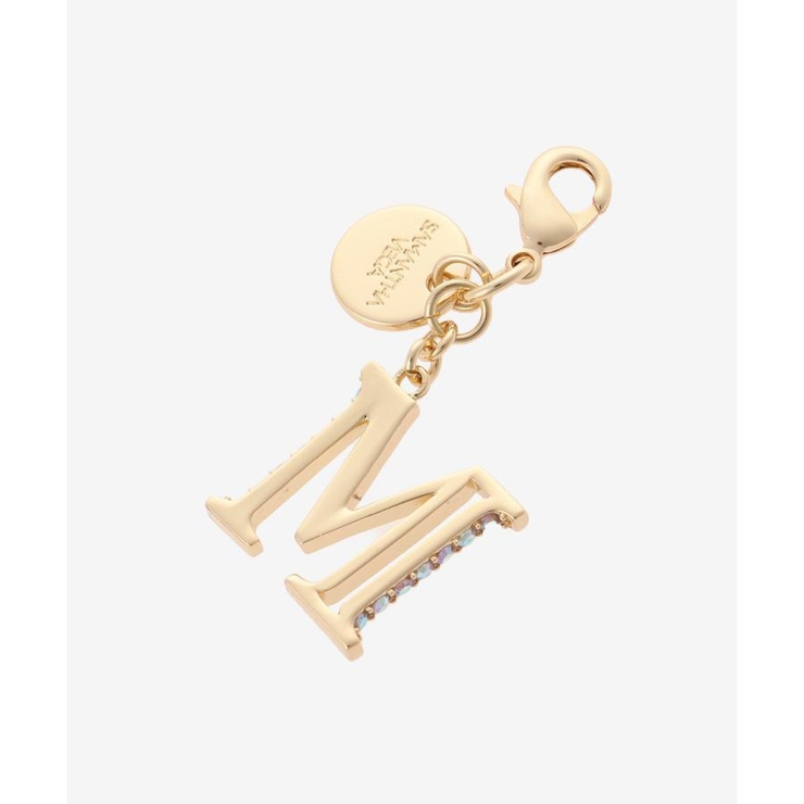 ゴールド | サイドビジューイニシャルファスナートップ(M) | SAMANTHAVEGA