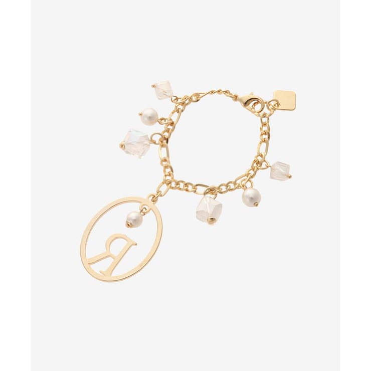 オーバルパールイニシャルチャームＲ | & chouette | 詳細画像1 