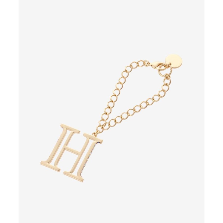 サイドビジューイニシャルバッグチャーム(H) | SAMANTHAVEGA | 詳細画像1 