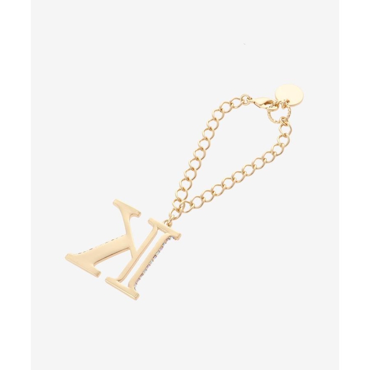 サイドビジューイニシャルバッグチャーム(K) | SAMANTHAVEGA | 詳細画像1 