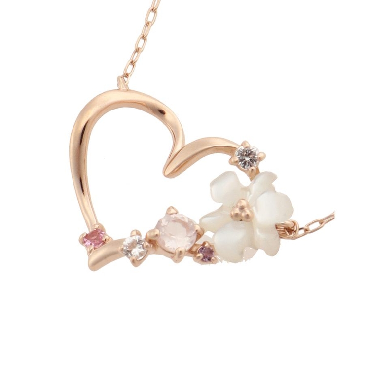 K10 PG ハートガーランドネックレス | Samantha Tiara | 詳細画像2 