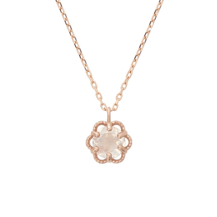 K10 PG | K10 PG フラワーモチーフネックレス≪6月 誕生石≫ | Samantha Tiara