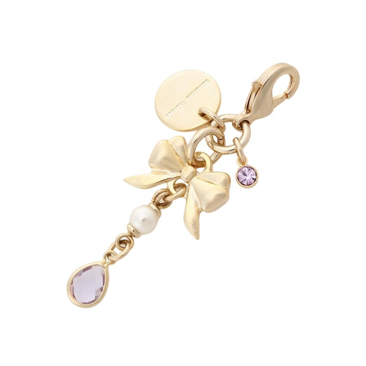 ラベンダー | ゴールドリボンファスナーチャーム | Samantha Thavasa