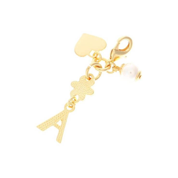 フラワーパール イニシャルファスナーチャーム A | Samantha Thavasa Petit Choice | 詳細画像1 